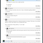 Screenshot of Evolved and Rational with Intense Debate comment system