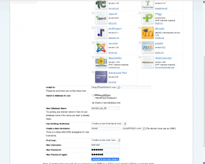 One-Click Wordpress Setup Preparing wordpress to be installed