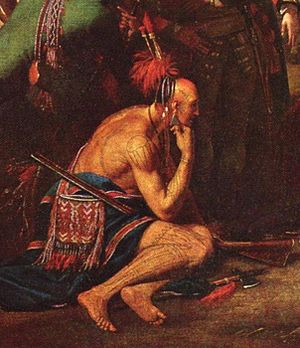 A detail from Benjamin West's The Death of Gen... A detail from Benjamin West's The Death of Gen...