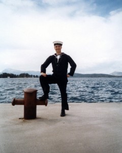 In the navy!