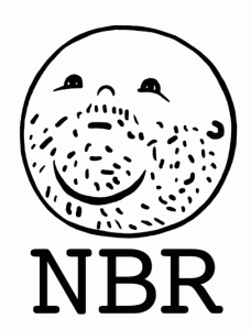 A sketch of a male face, sporting a neckbeard