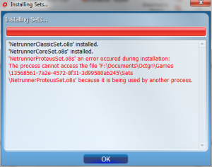 OCTGN set install error